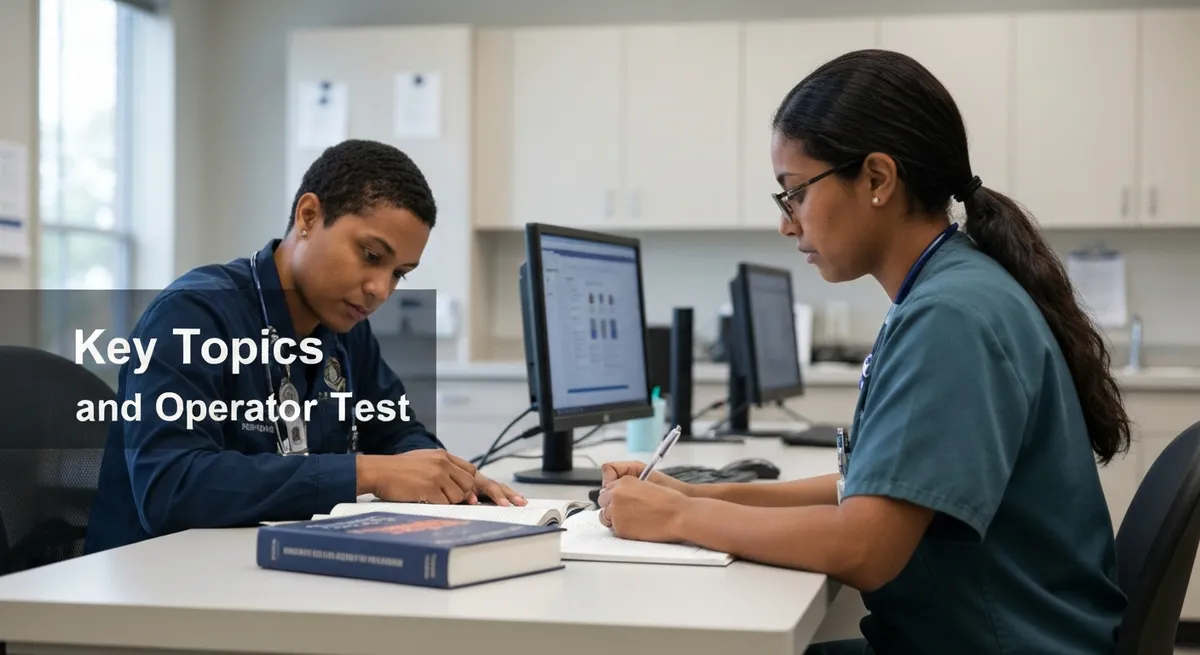 Key Topics and Domains - 911 Operator Test