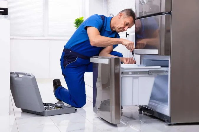 Serviceman Repairing Refrigerato - Blog study guide