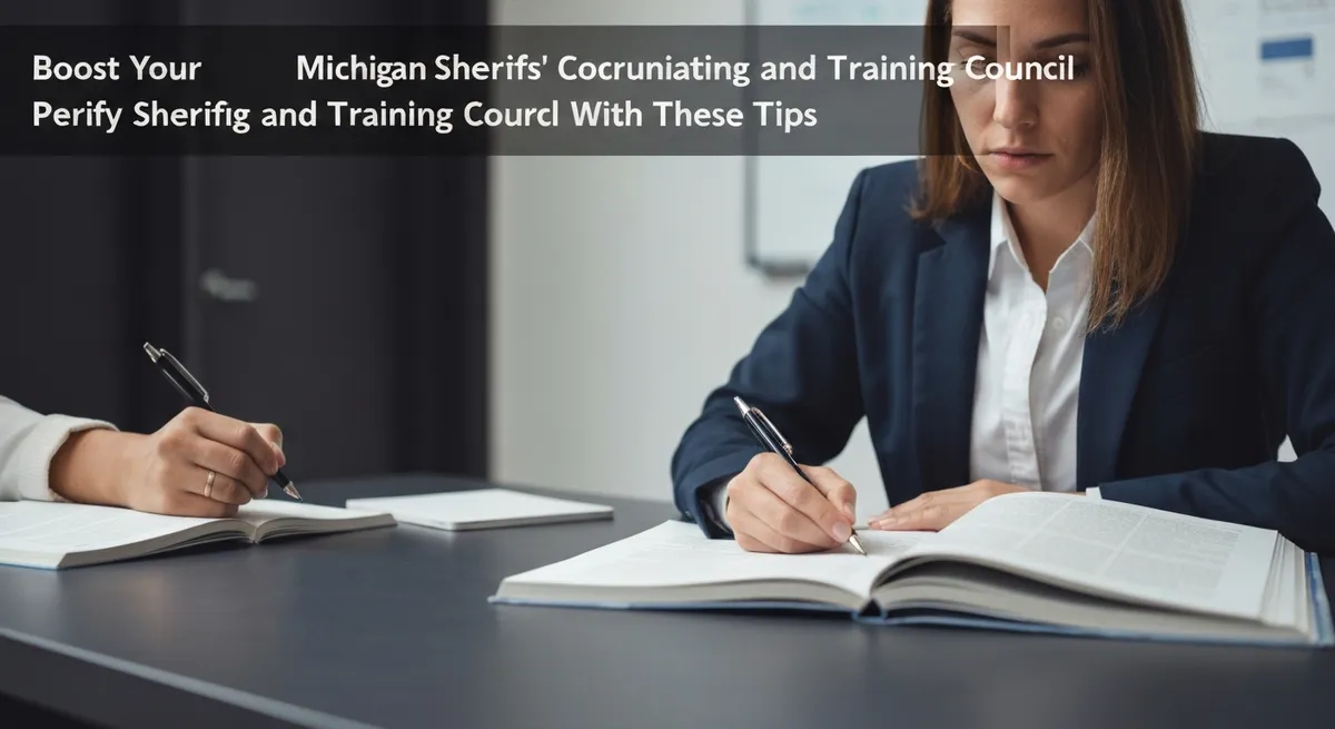 Boost Your Michigan Sheriffs' Coordinating and Training Council With These Tips - Michigan Sheriffs' Coordinating and Training Council certification guide