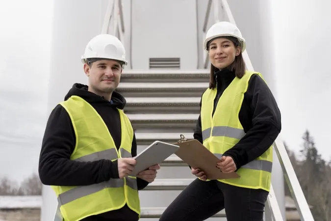 Medium Shot Smiley Engineers Outdoors X - Site Management Safety Training Scheme study guide